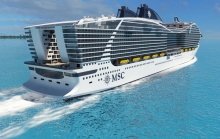 Vue du futur MSC Europa © CHANTIERS DE L'ATLANTIQUE